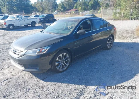 2013 Honda Accord Sport из США, поврежденный, VIN 1HGCR2F54DA199802